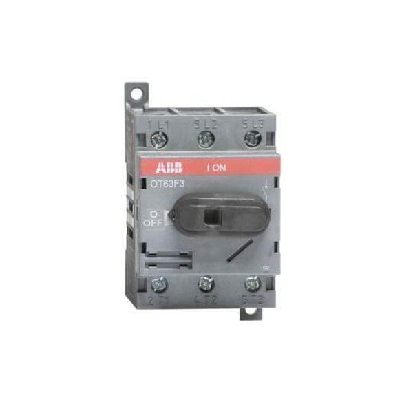 Abb Nonfusible Disconnect Switch, 60 A, 600 V OT63F3